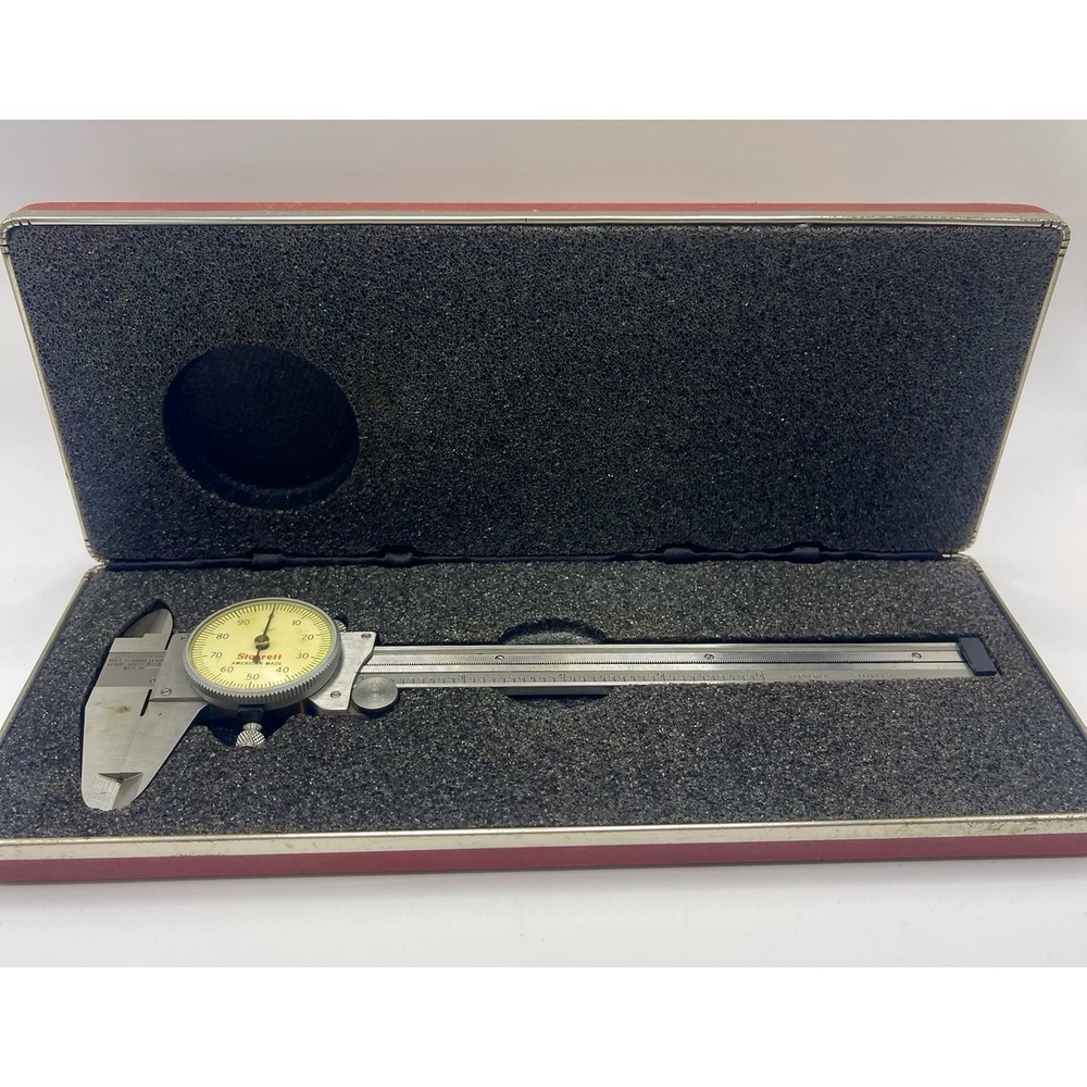 L.S. Starter  NO. 120 Dial Caliper 0-6" W Original Case - Exec Condition